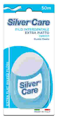 SILVERCARE FILO INTERDENTALE EXTRA PIATTO 50 M