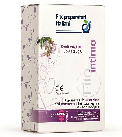 Selerbe Fitopreparatori Italiani Fitointimo 10 Ovuli 2 G