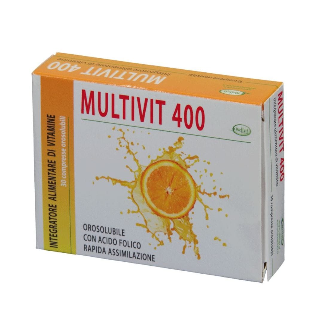Integratore Multivit400 vitamine naturali, 30 compresse orosolubili