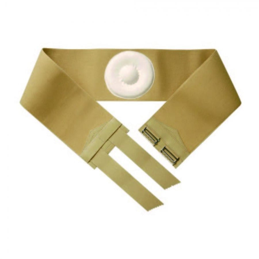 ORIONE 357 CINTO PER ERNIA OMBELICALE CON PELOTTA RIVESTITA IN PELLE BEIGE 9