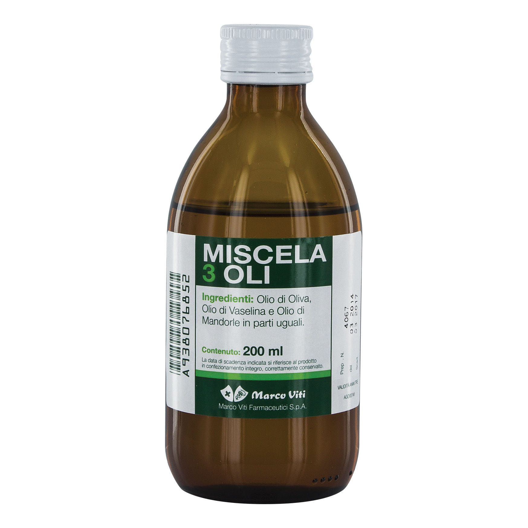 Miscela 3 Oli Marco Viti per la motilità intestinale 200ml