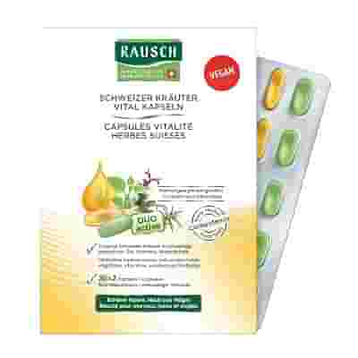 RAUSCH CAPSULE VITALITA' ALLE ERBE SVIZZERE 60 CAPSULE