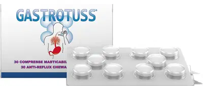 GASTROTUSS ANTIREFLUSSO 30 COMPRESSE MASTICABILI GASTROTUSS ANTIREFLUSSO 30 COMPRESSE MASTICABILI