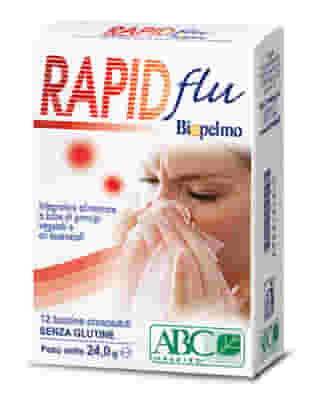 Integratore Rapid Flu Biopelmo per gola e difese, 12 bustine
