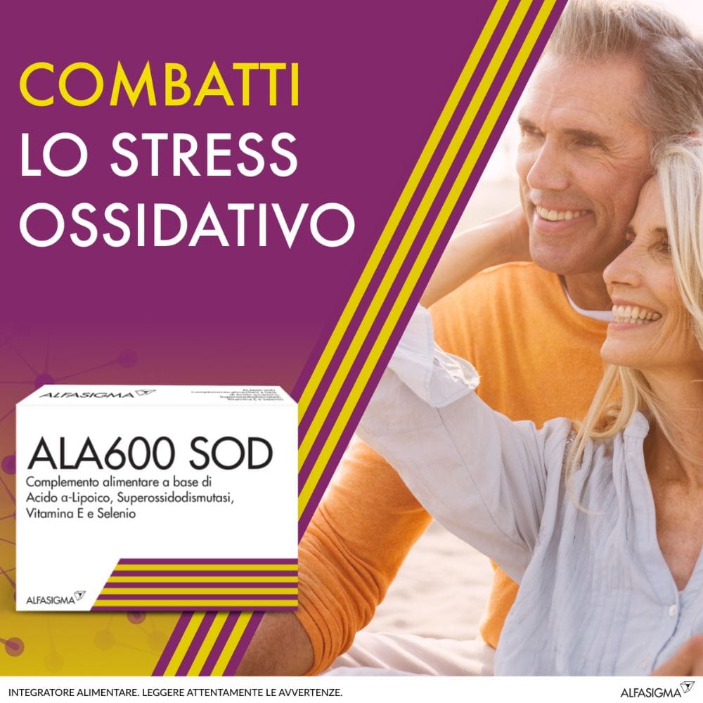 Integratore ALA600 SOD antiossidante, 20 compresse