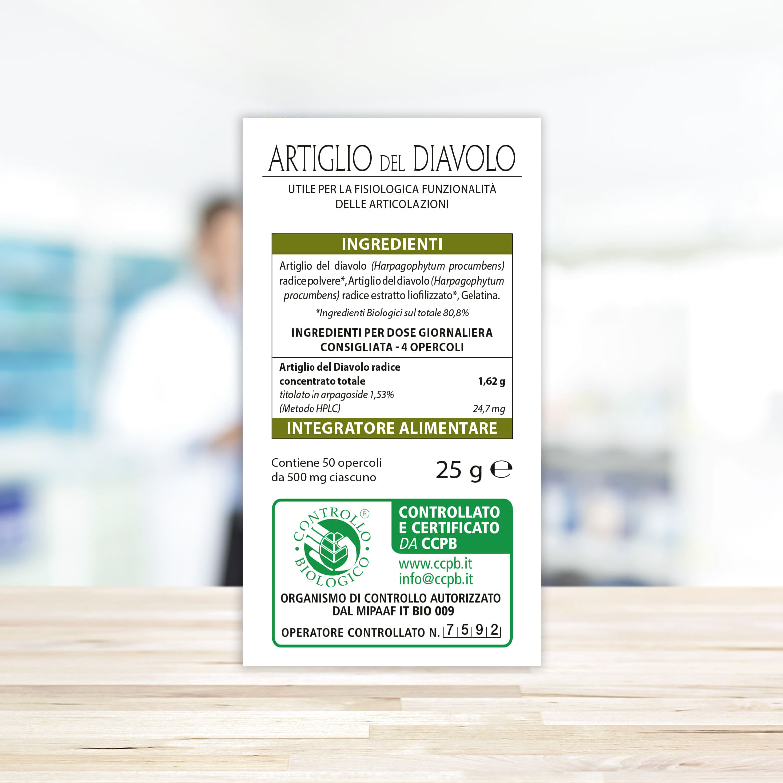 ARTIGLIO DEL DIAVOLO 50 OPERCOLI