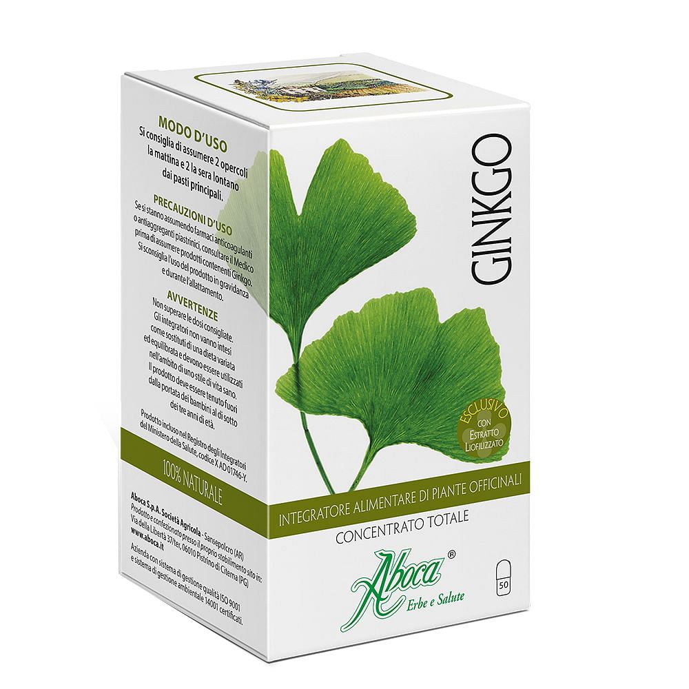 Ginkgo Concentrato Totale 50 Opercoli