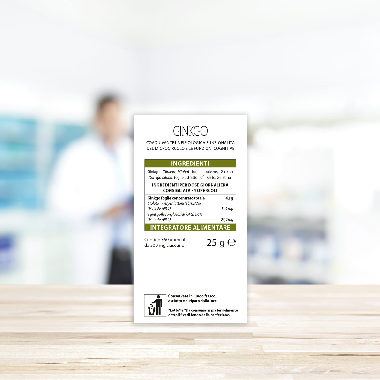 GINKGO CONCENTRATO TOTALE 50 OPERCOLI