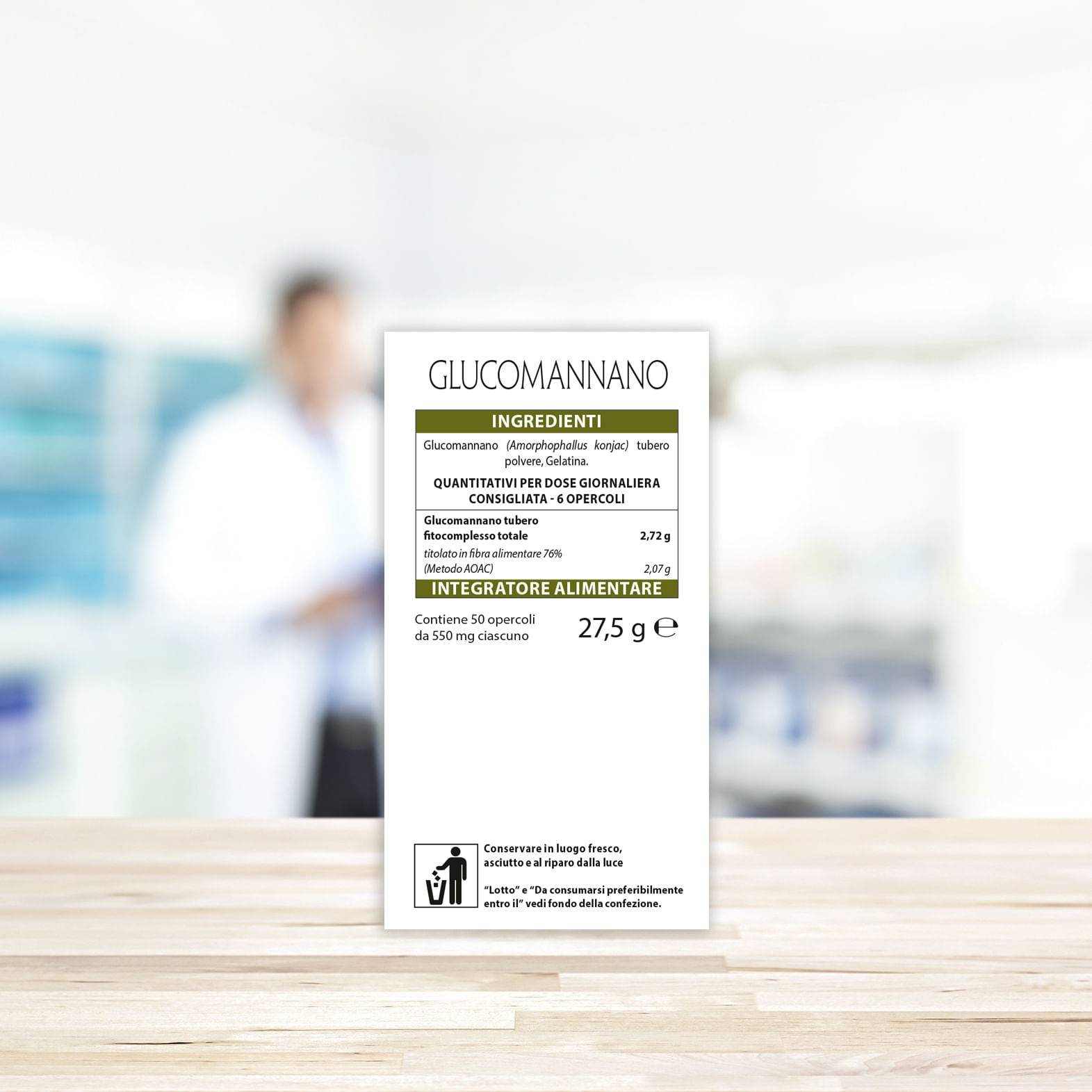 GLUCOMANNANO FITOCOMPLESSO TOTALE 50 OPERCOLI