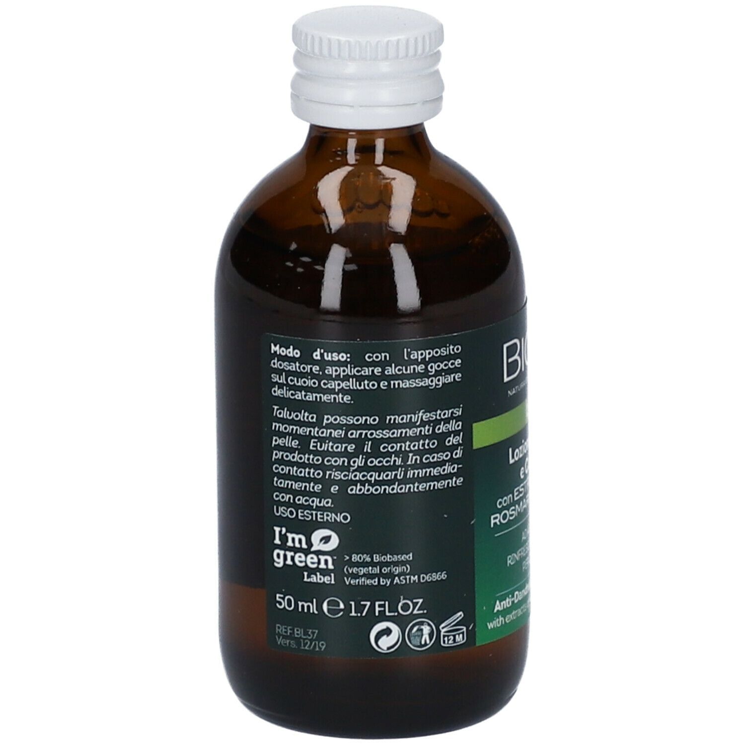 BIOKAP BELLEZZA LOZIONE ANTIFORFORA E CUTE GRASSA 50 ML BIOSLINE