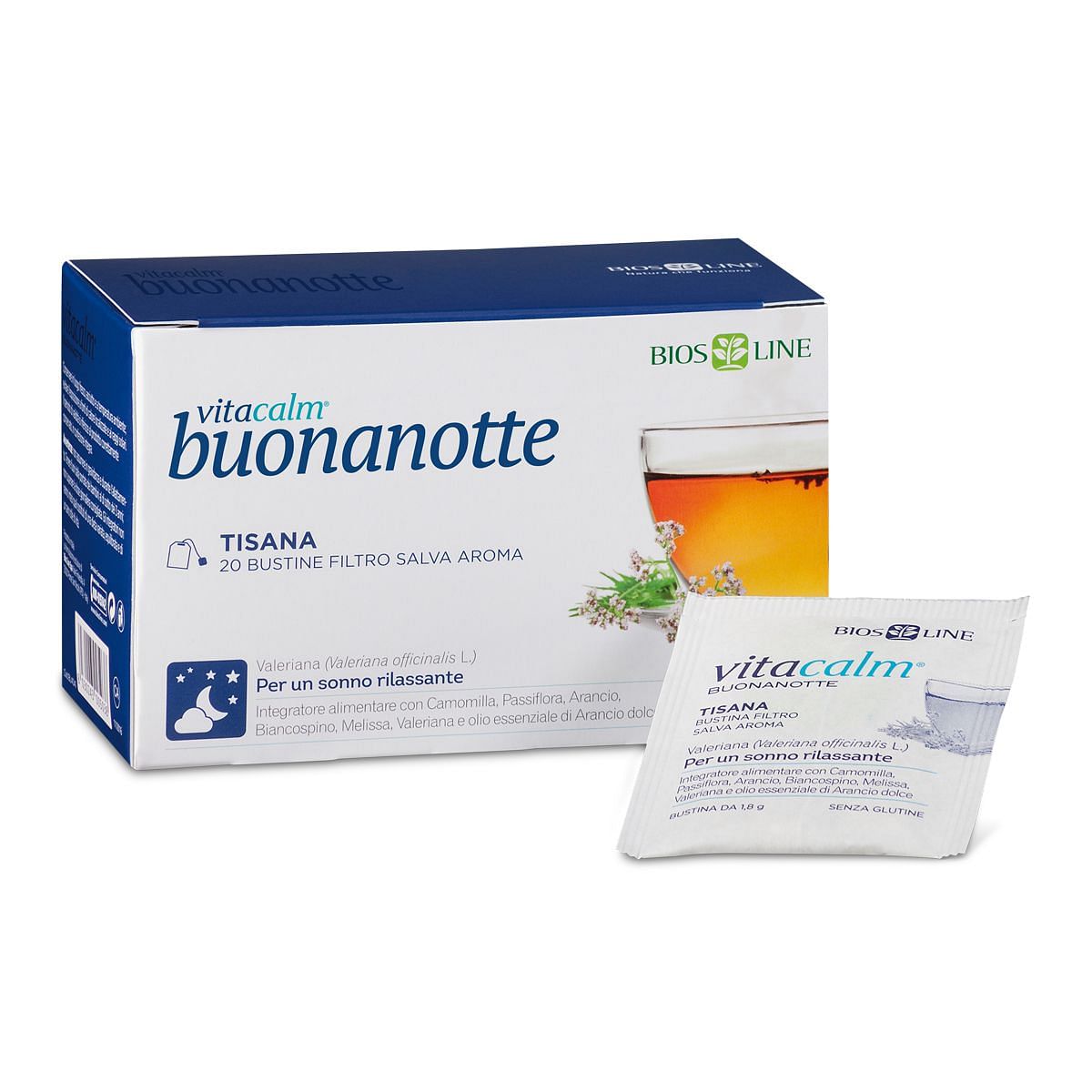 Vitacalm Buonanotte Tisana 20 Bustine