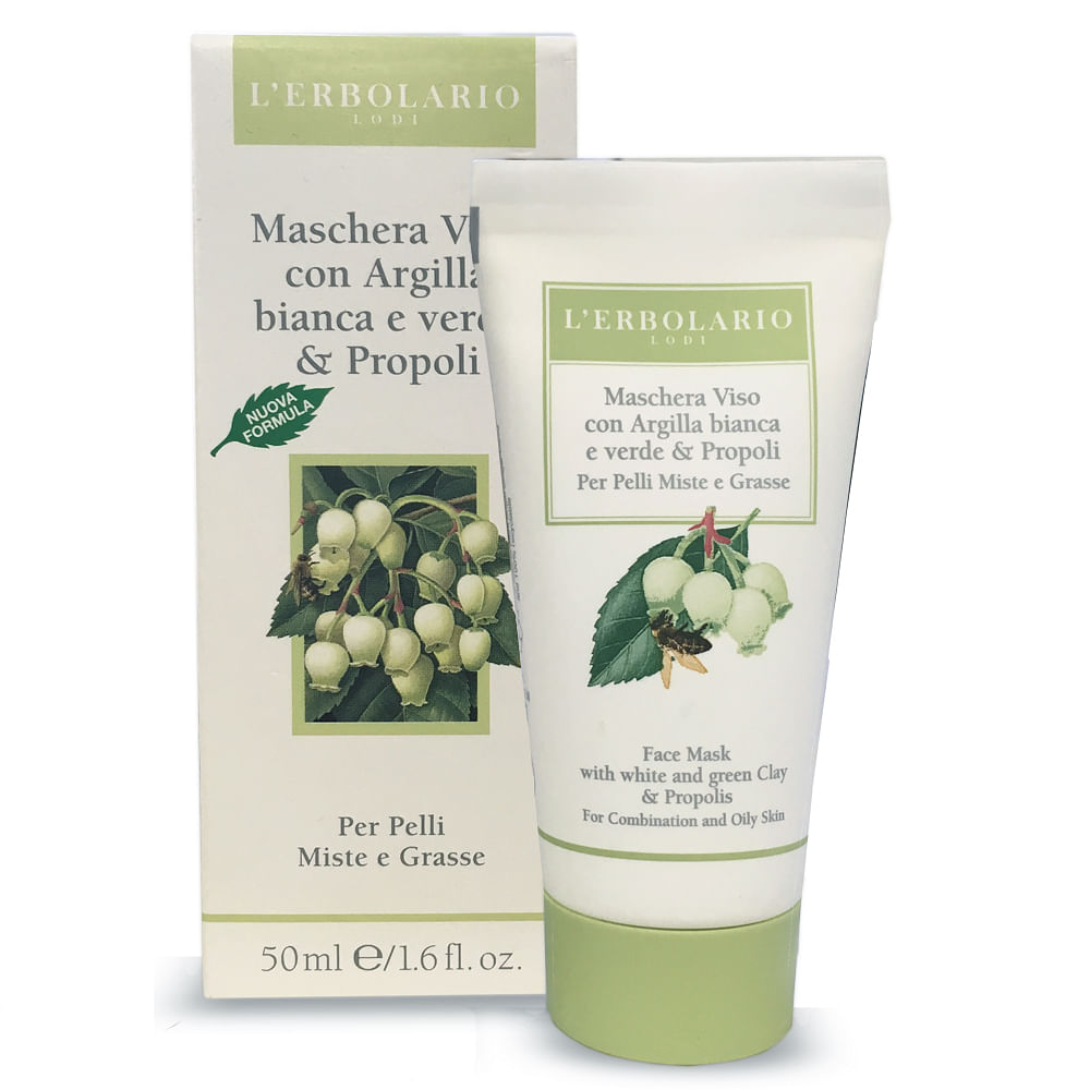 Maschera Viso Argilla E Propoli 50 Ml