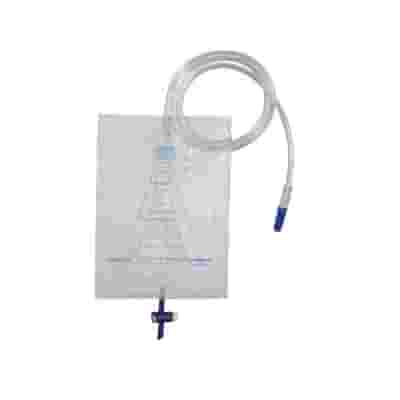 SACCA URINA DA LETTO TUBO 130CM NOTTE RIUTILIZZABILE 1 PEZZO + MORSETTO