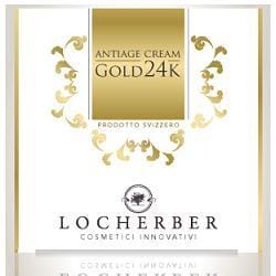 Crema Locherber Gold 24K anti-età viso e collo 50ml