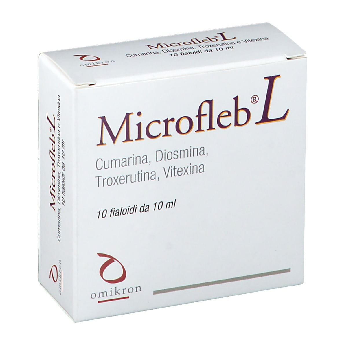Integratore Microfleb L drenante, 10 fiale monodose 10ml