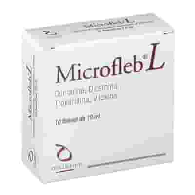 Integratore Microfleb L drenante, 10 fiale monodose 10ml
