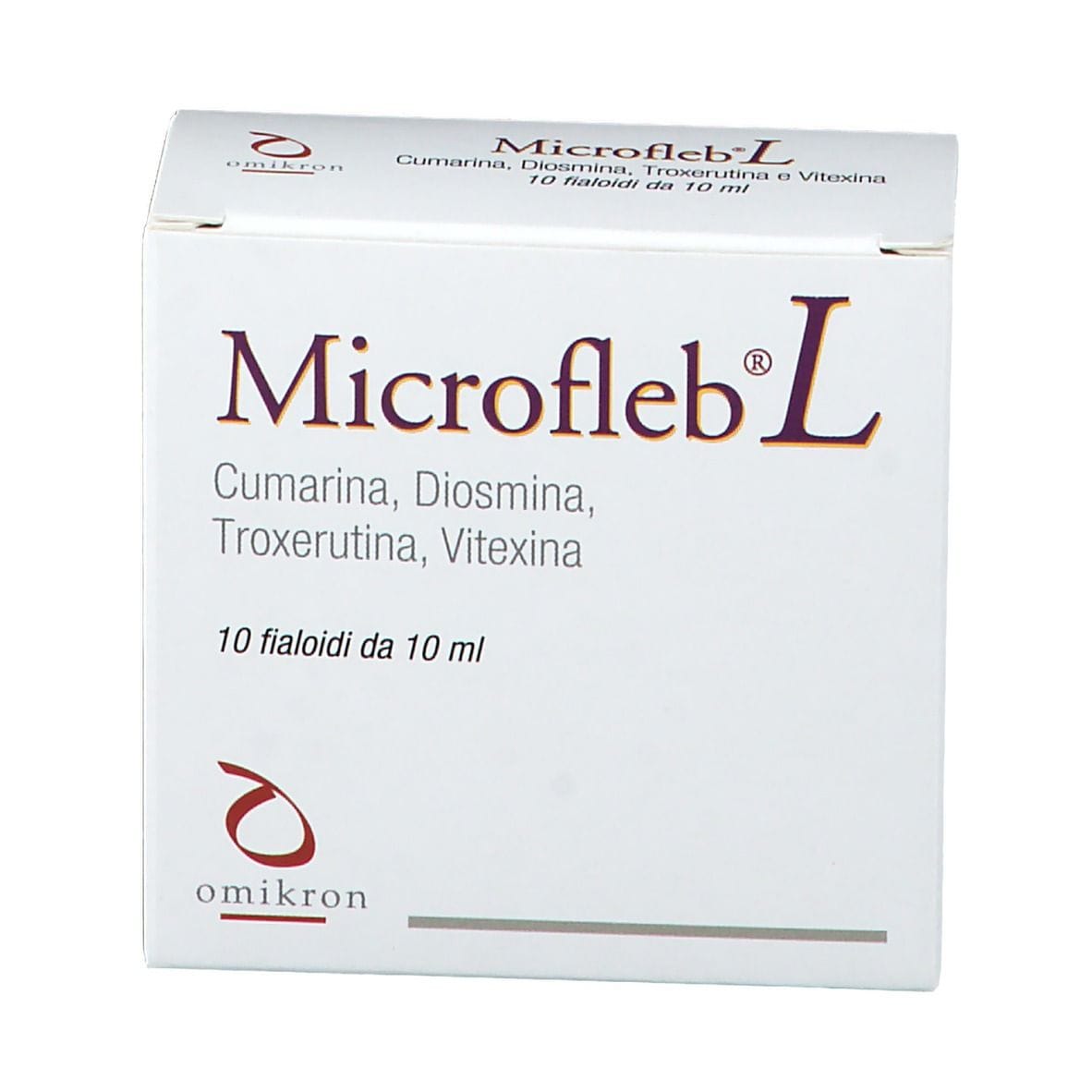 Integratore Microfleb L drenante, 10 fiale monodose 10ml