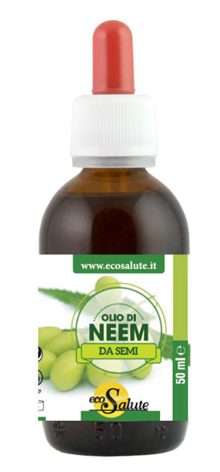 Olio di Neem dai semi, 50ml per pelle e repellenza