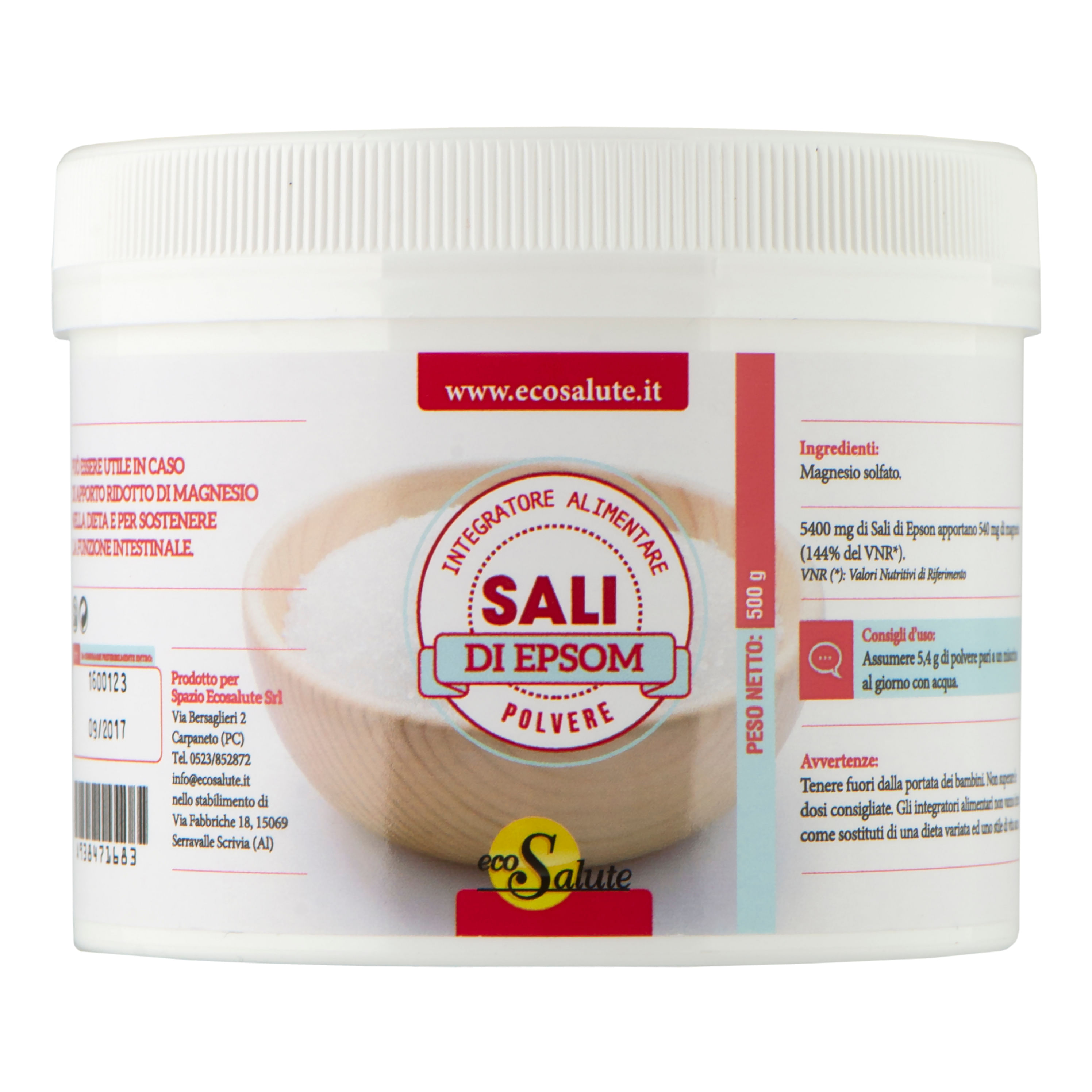 Sali Di Epsom Polvere 500 G