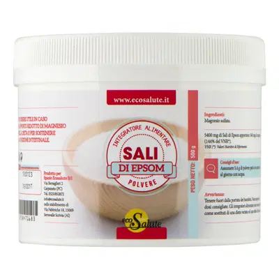SALI DI EPSOM POLVERE 500 G SALI DI EPSOM POLVERE 500 G