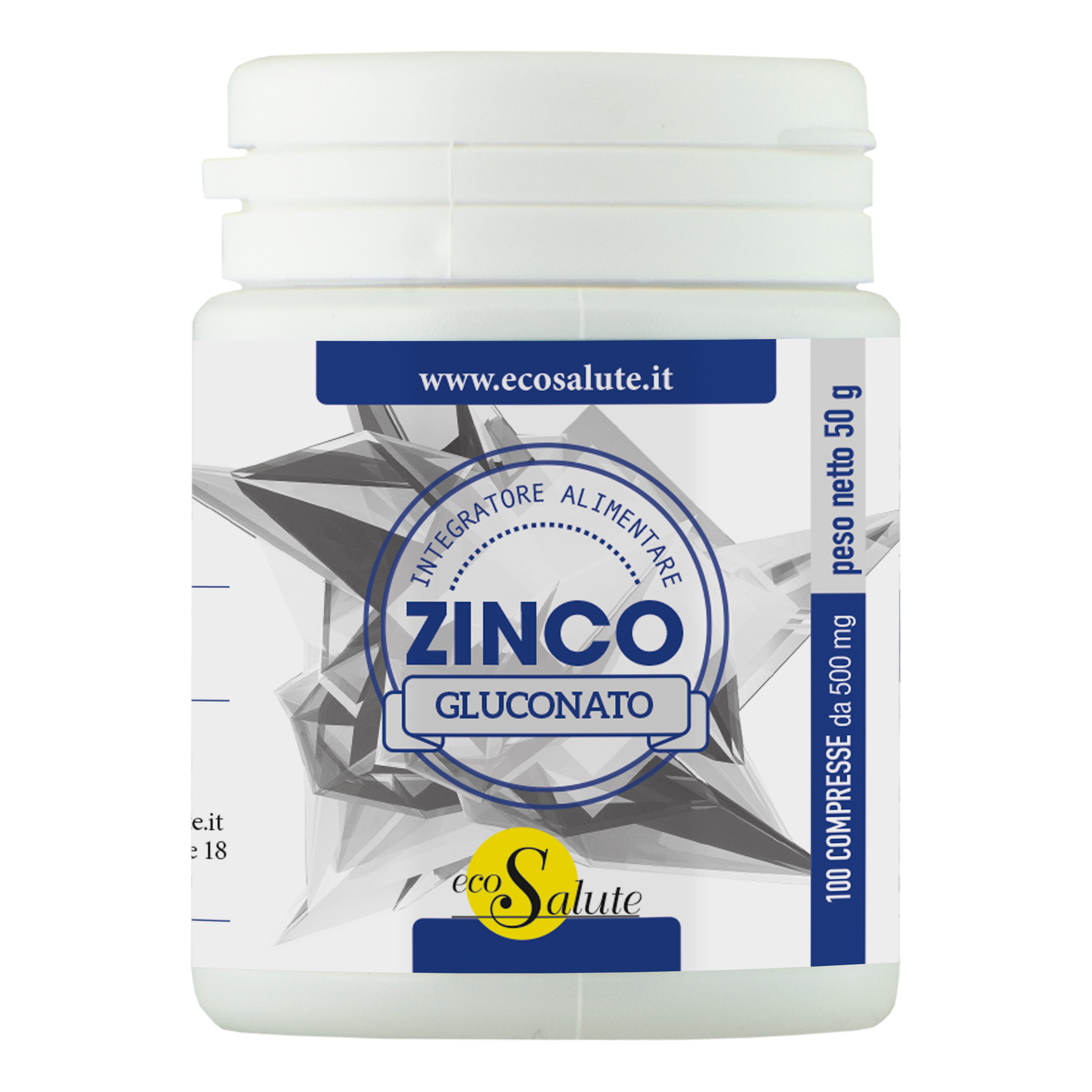 Integratore di Zinco Gluconato, 100 compresse