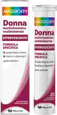 MASSIGEN DONNA MULTIVITAMINICO E MULTIMINERALE EFFERVESCENTE 20 COMPRESSE