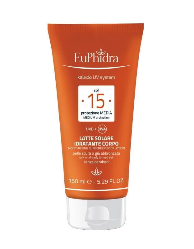 EUPHIDRA KALEIDO UV SYSTEM LATTE SOLARE CORPO 15
