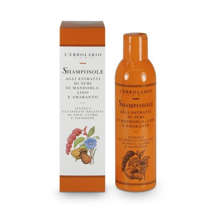 L'Erbolario Shamposole Agli Estratti Di Semi di Mandorla Lino E Amaranto 200ml-image