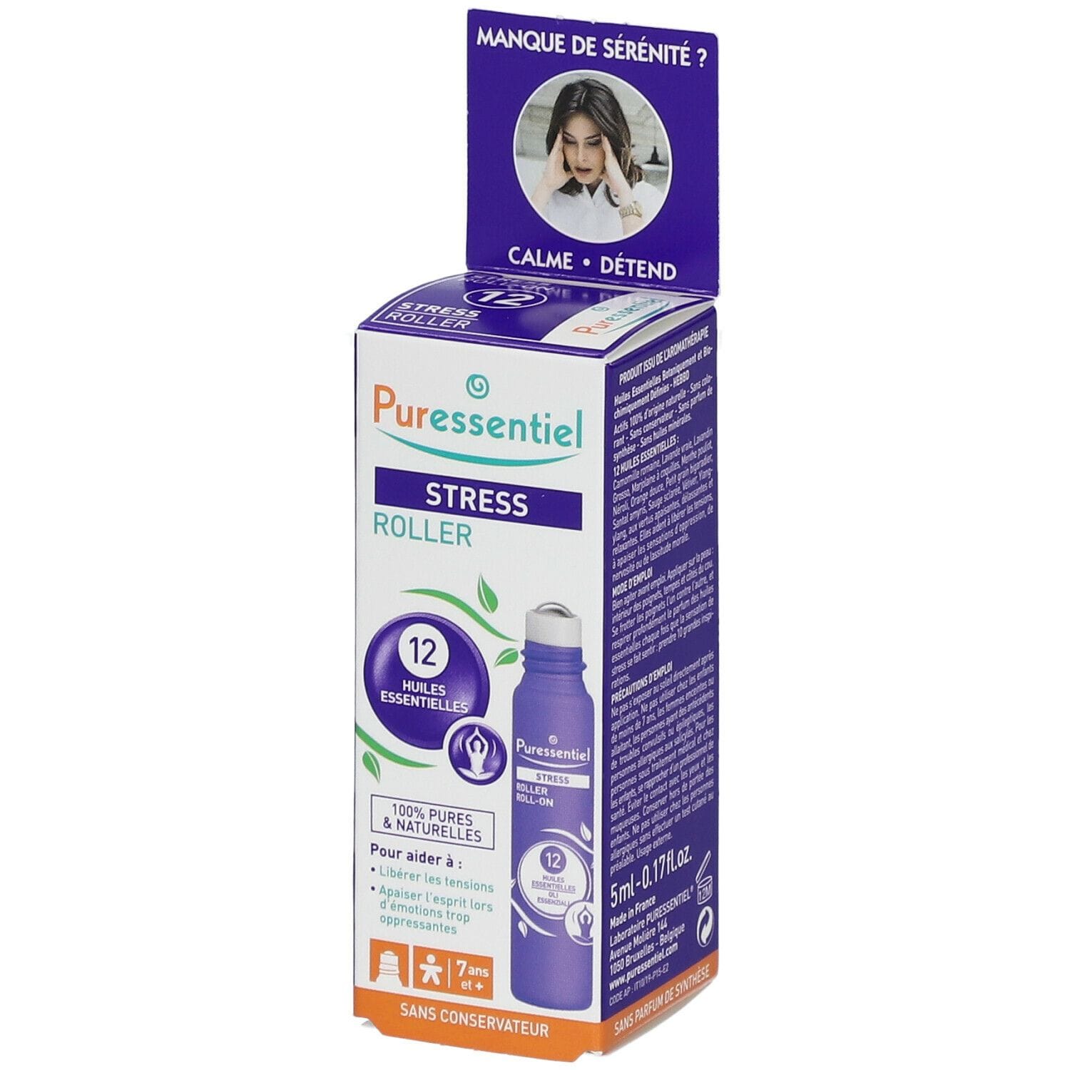 PURESSENTIEL ROLL STRESS 5 ML