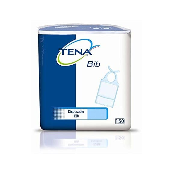 Bavagli Monouso TENA Bib misura M/L, 150 pezzi