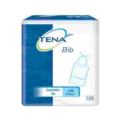 BAVAGLI MONOUSO TENA BIB MISURA SMALL/MEDIA 150 PEZZI