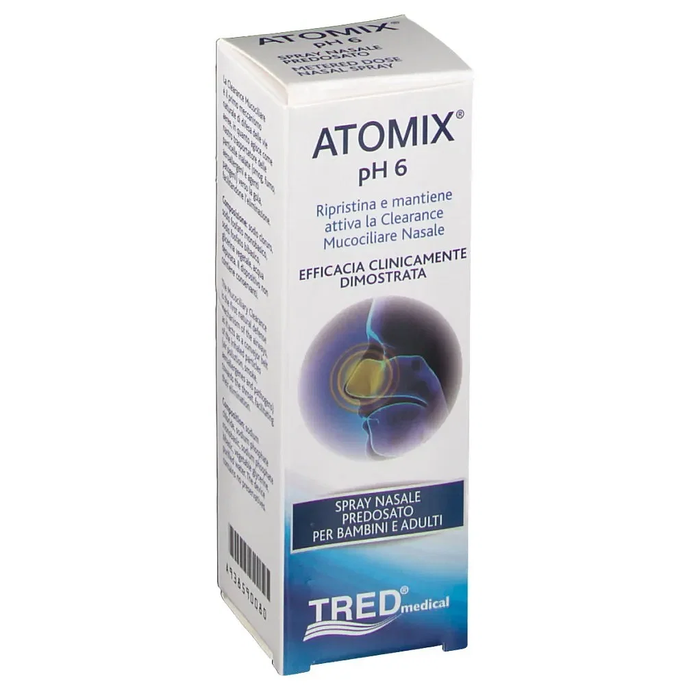 Atomix Soluzione Salina Ipertonica Spray Nasale 30 Ml