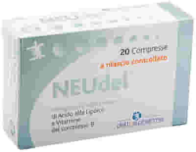 Integratore NEUdel con acido alfa-lipoico e vitamine B, 20 compresse