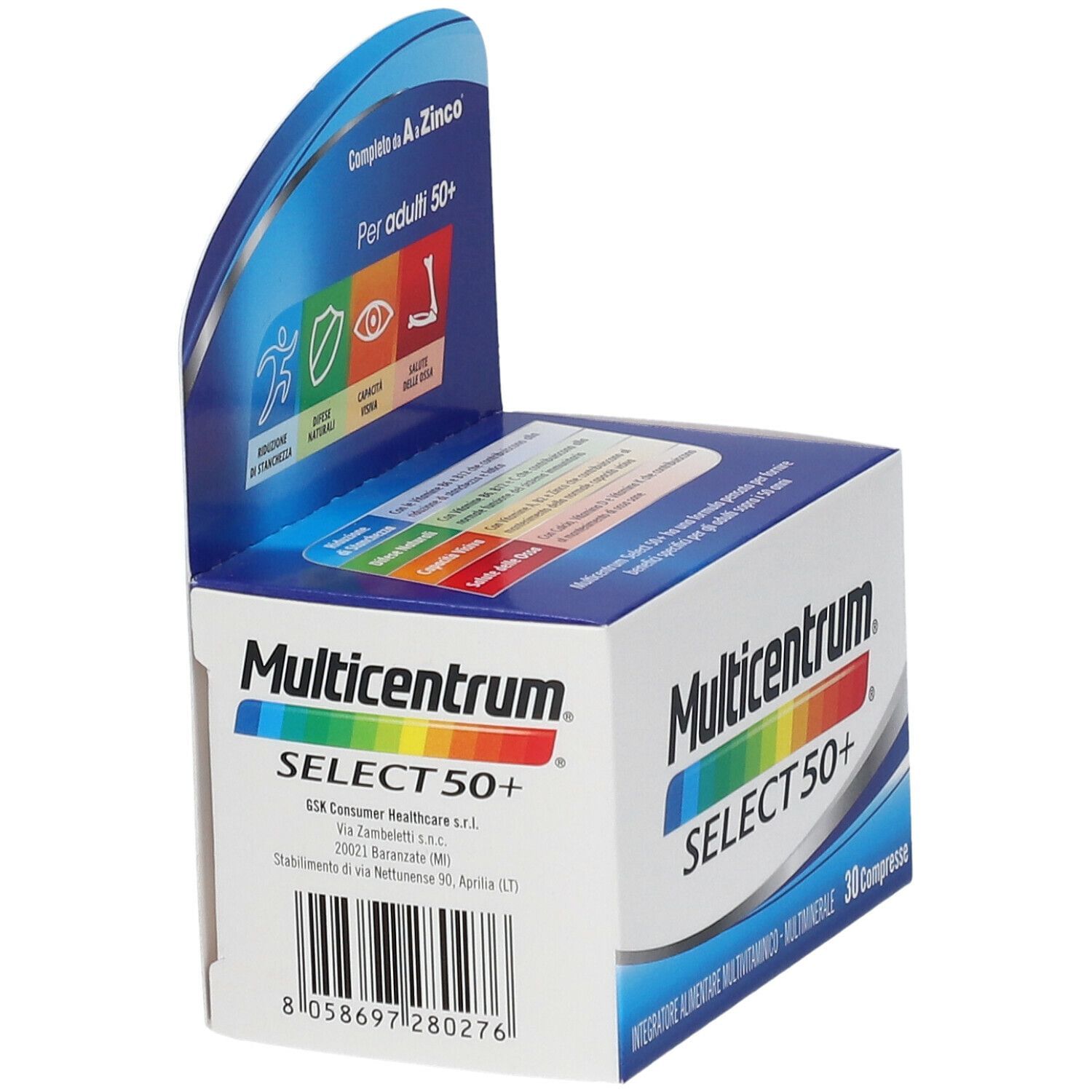 MULTICENTRUM SELECT 50+ 30 COMPRESSE