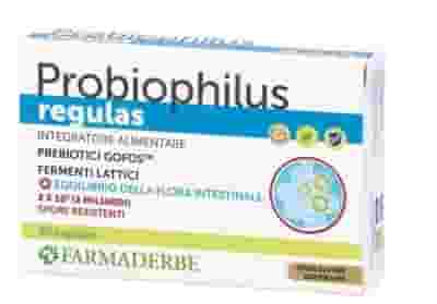 Integratore Probiophilus Regulas per la flora intestinale, 30 capsule