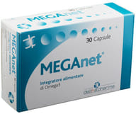 Integratore Omega-3 Meganet per il cuore, 30 capsule