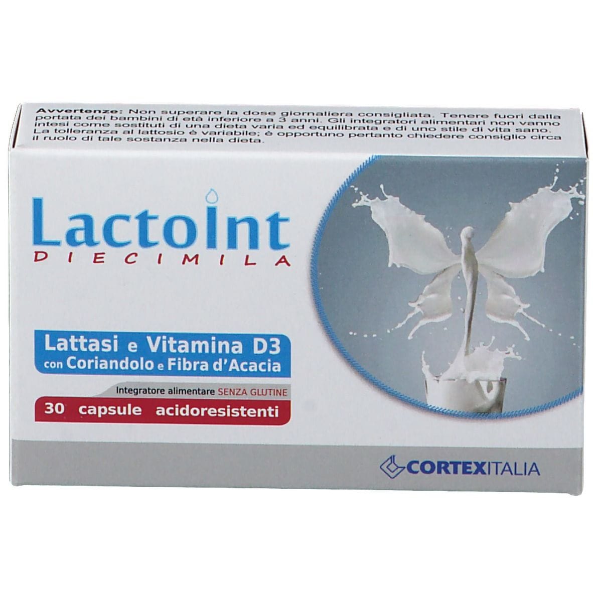 LACTOINT DIECIMILA 30 CAPSULE ACIDORESISTENTI SENZA GLUTINE