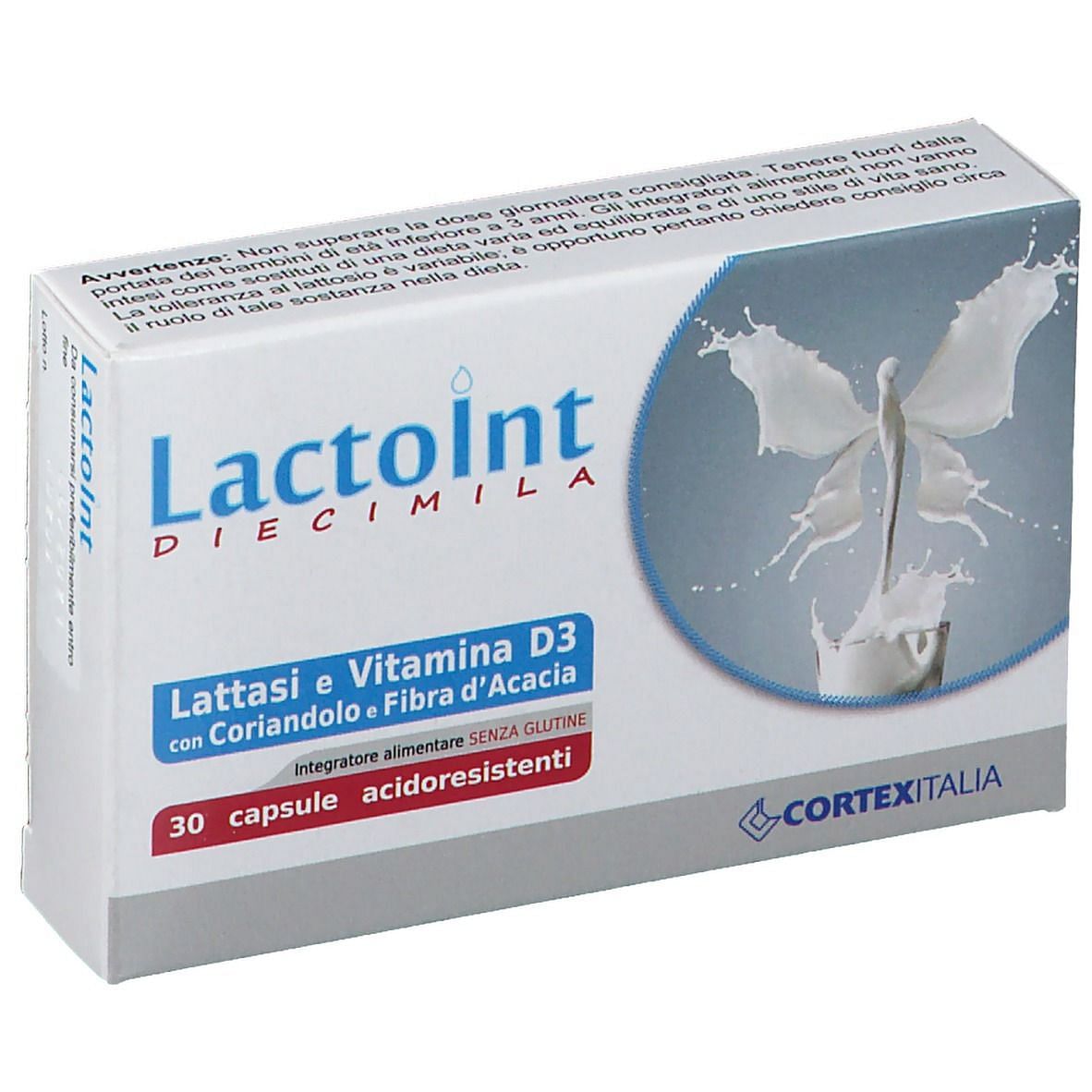 Lactoint Diecimila 30 Capsule Acidoresistenti Senza Glutine