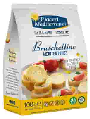 Bruschettine Piaceri Mediterranei senza glutine, 100g