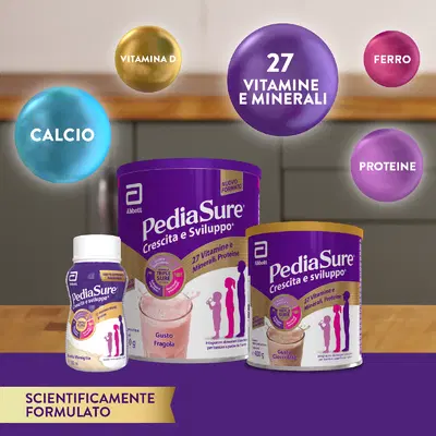PEDIASURE CRESCITA&SVILUPPO VANIGLIA 400 G PEDIASURE CRESCITA&SVILUPPO VANIGLIA 400 G