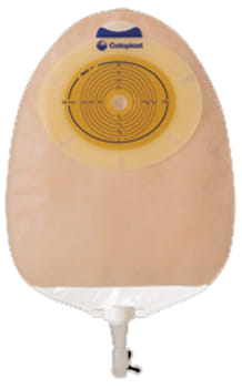 SACCA RICOPERTA IN TNT SISTEMA MONOPEZZO PER UROSTOMIA CON MULTICHAMBER SENSURA RITAGLIABILE 10/76 MM MAXI 400 ML 30 PEZZI