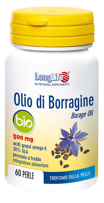LONGLIFE OLIO BORRAGINE BIO 60 PERLE IN GELATINA