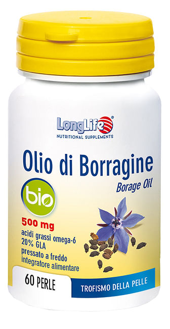 Longlife Olio Borragine Bio 60 Perle