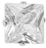 ORECCHINO ZIRCONE QUAD BIANCO 6