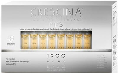 CRESCINA MOLECOLE PIASTRINO SIMILI ISOLE FOLLICOLARI 1900 UOMO 20 FIALE 3,5 ML