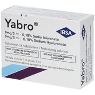 YABRO AEROSOL SODIO IALURONATO 0,18% SOLUZIONE DA NEBULIZZARE 10 FIALE DA 5 ML