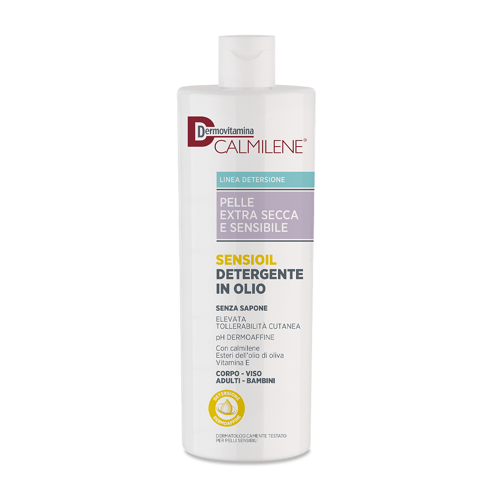 Dermovitamina Calmilene Sensioil Detergente In Olio Senza Sapone Per Pelle Extra Secca E Sensibile 500 Ml