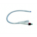 CATETERE FOLEY IN SILICONE SECURDRAIN VIA' PER ADULTI 2 VIE PALLONCINO 5-10 ML DIAMETRO CH16 LUNGHEZZA 41 CM CON LINEA RADIOPACA E SCANALATURE LONGITUDINALI 1 PEZZO