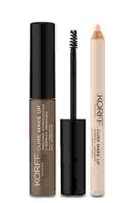 KORFF CURE MAKE UP KIT SOPRACCIGLIA CON MASCARA SOPRACCIGLIA 01 + MATITA ILLUMINANTE 01