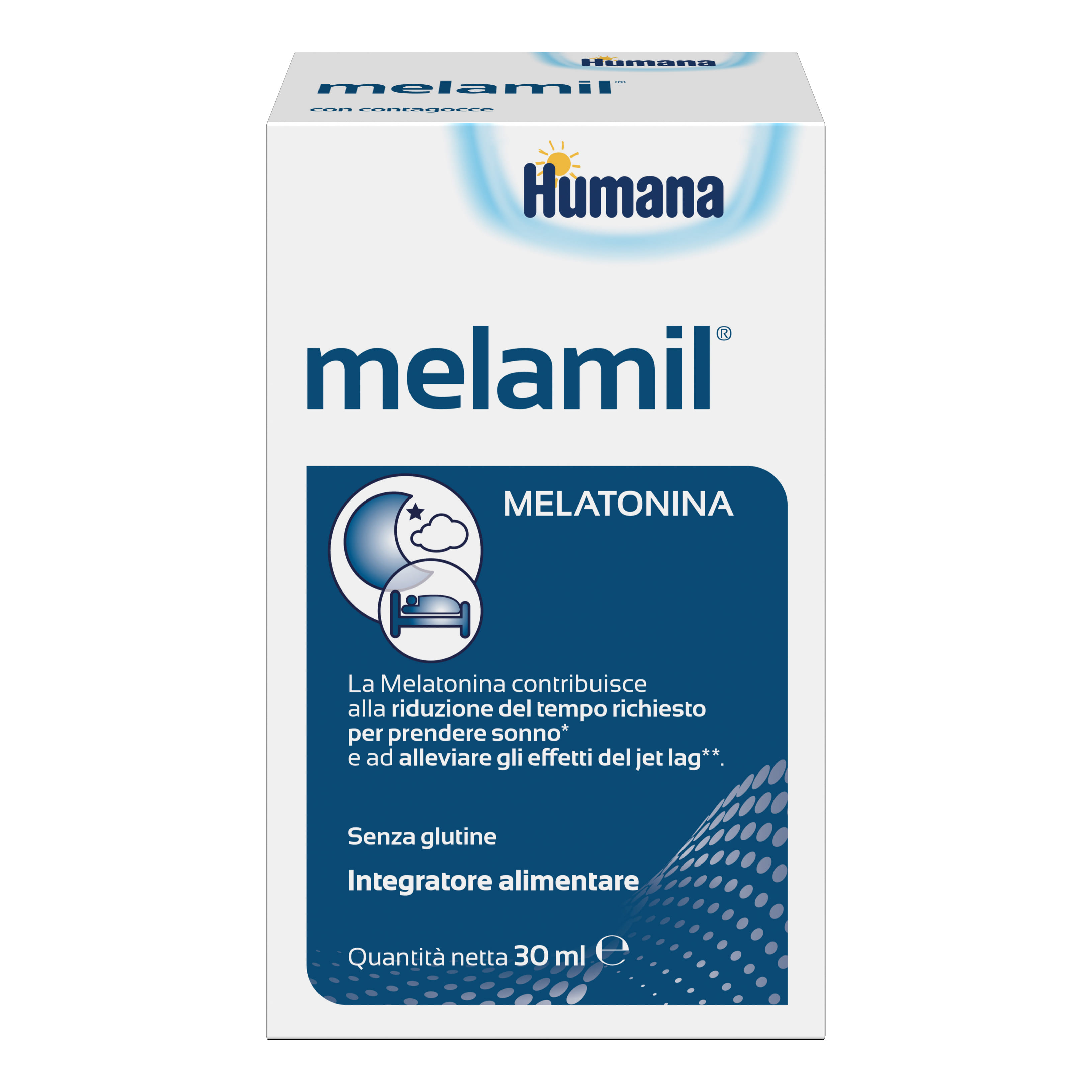 Melamil Humana gocce alla melatonina, 30ml